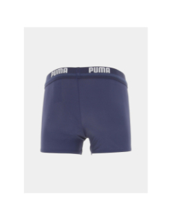 Maillot de bain boxer logo bleu marine homme - Puma