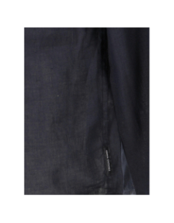 Chemise en lin bleu marine homme - Armani Exchange