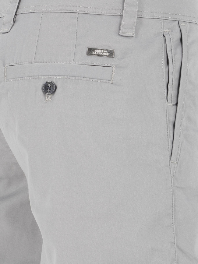 Short chino zinc gris clair homme - Armani Exchange