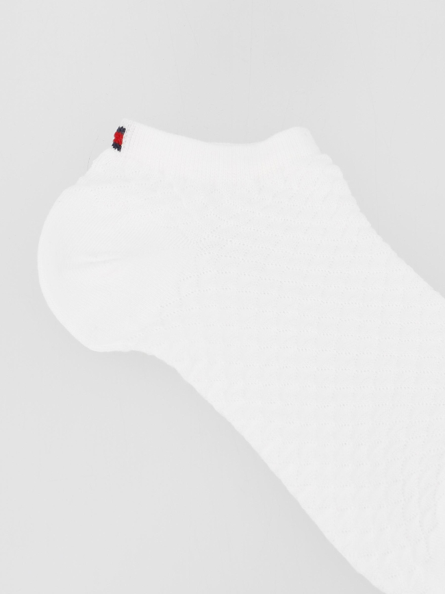 Pack 2 paires de chaussettes basses blanc femme - Tommy Hilfiger