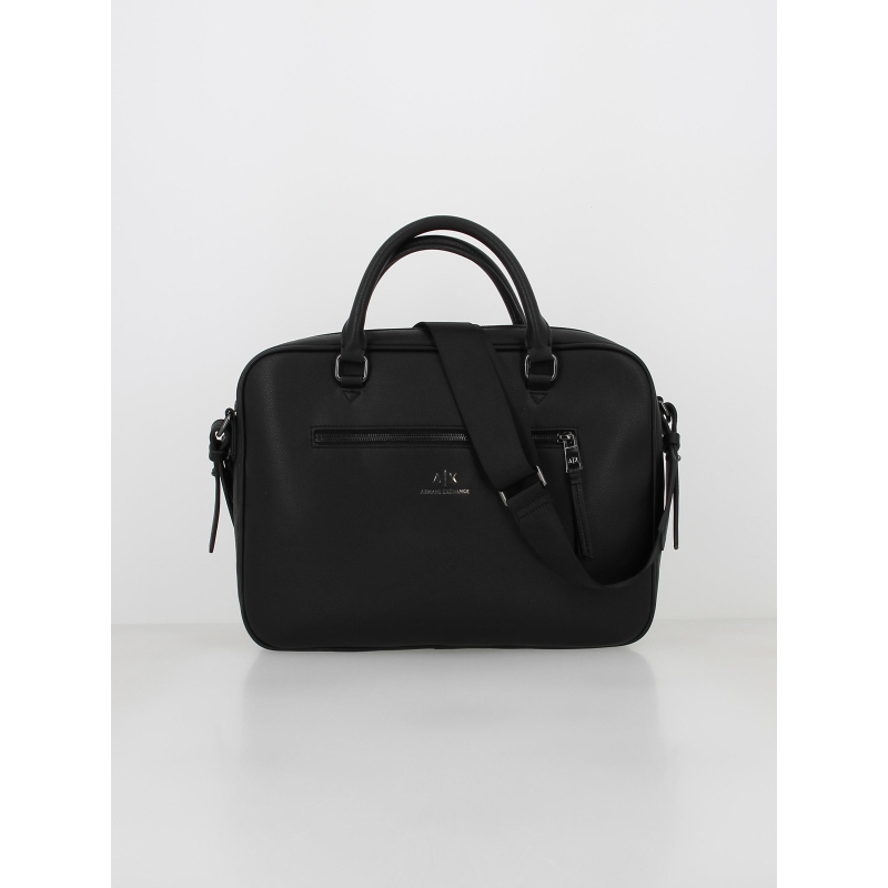 Sacoche ordinateur briefcase noir - Armani Exchange