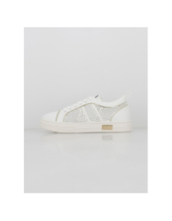 Baskets optic gold blanc femme - Armani Exchange