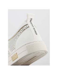 Baskets optic gold blanc femme - Armani Exchange