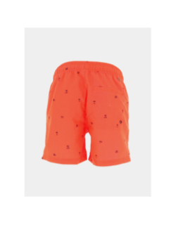 Short de bain palmiers orange fluo homme - Petrol Industries