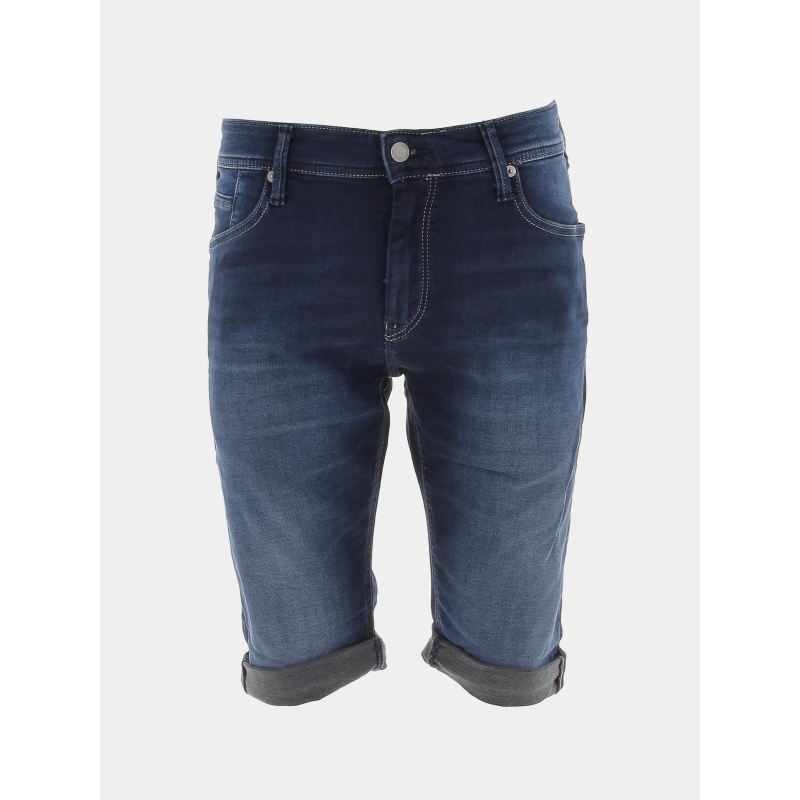 Short en jean scotty 3 bleu marine homme - Teddy Smith