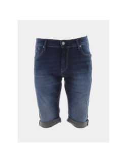 Short en jean scotty 3 bleu marine homme - Teddy Smith