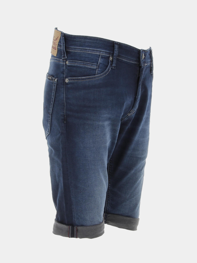 Short en jean scotty 3 bleu marine homme - Teddy Smith