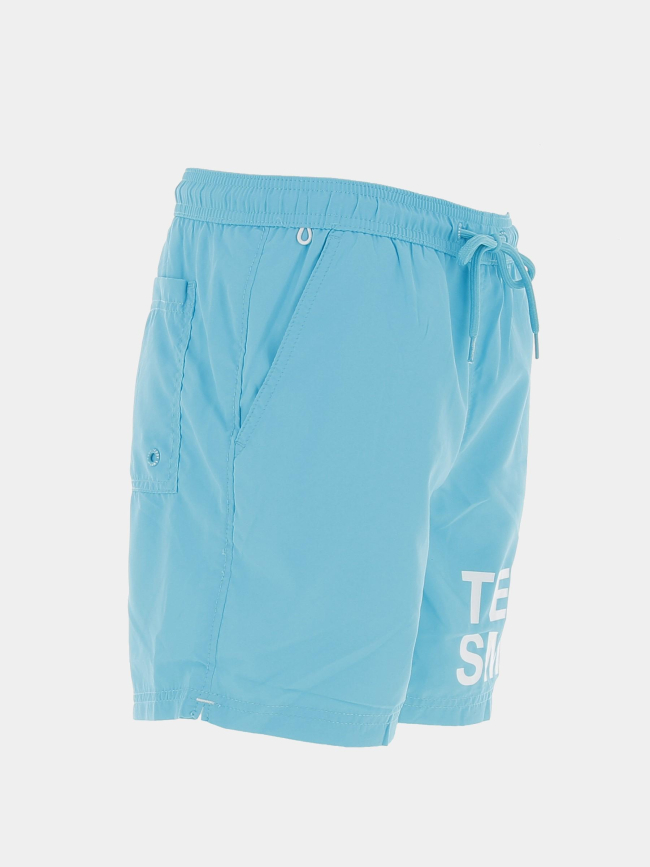 Short de bain diaz bleu turquoise homme - Teddy Smith