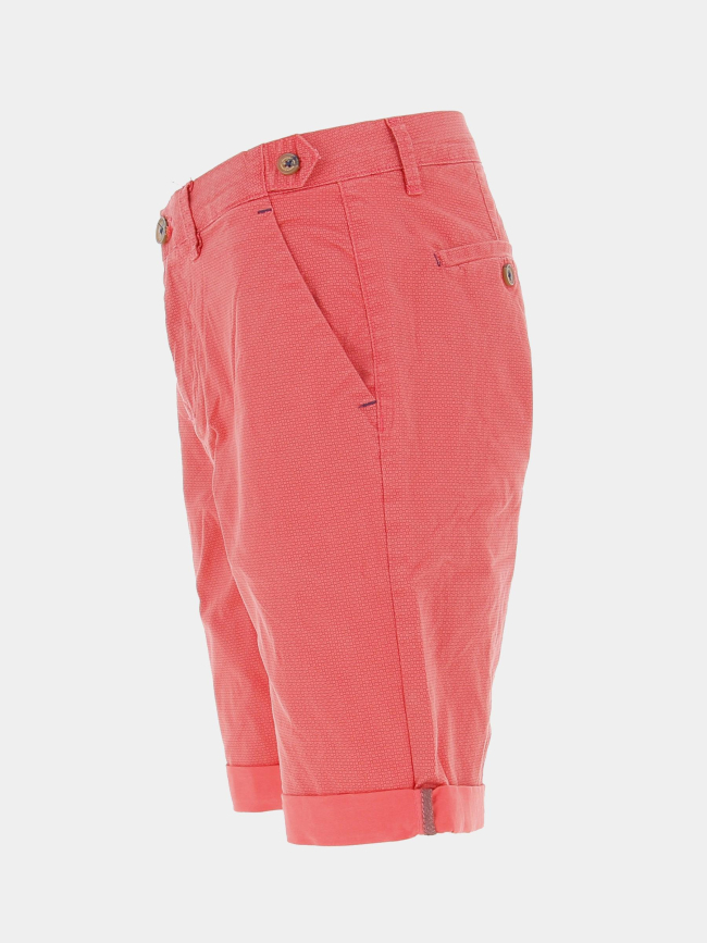 Short chino imprimés brint rouge homme - Benson & Cherry