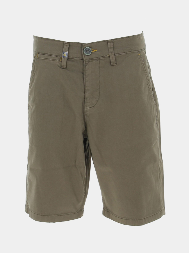 Short chino signature berlin kaki homme - Benson & Cherry