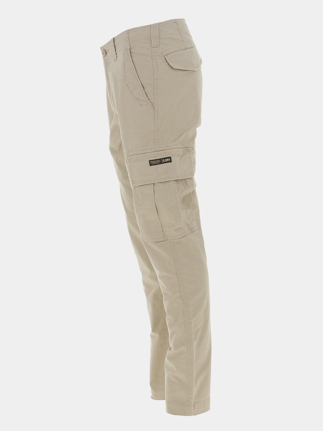 Pantalon cargo core stone beige homme - Superdry