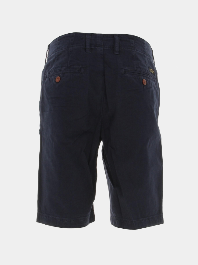 Short chino vintage officier bleu marine homme - Superdry