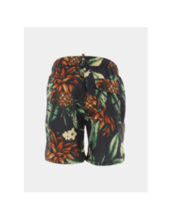 Short de bain fleurs vintage hawaien noir homme - Superdry