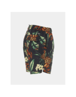 Short de bain fleurs vintage hawaien noir homme - Superdry