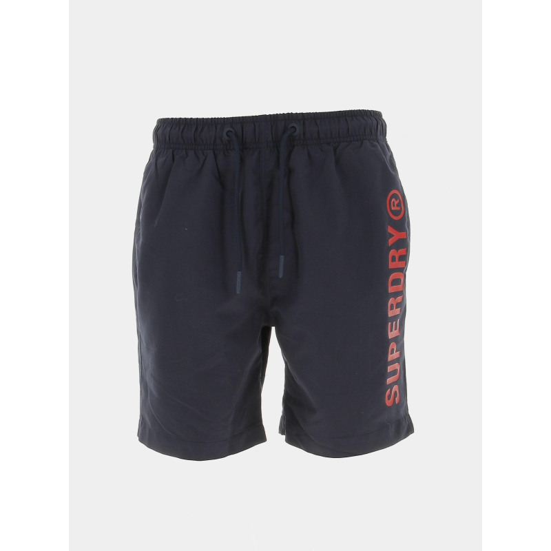 Short de bain code core bleu marine homme - Surperdry