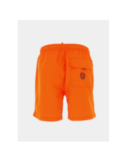 Short de bain vintage polo orange homme - Surperdry