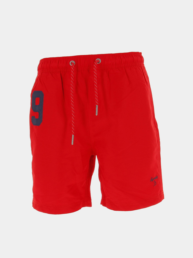 Short de bain vintage polo rouge homme - Superdry