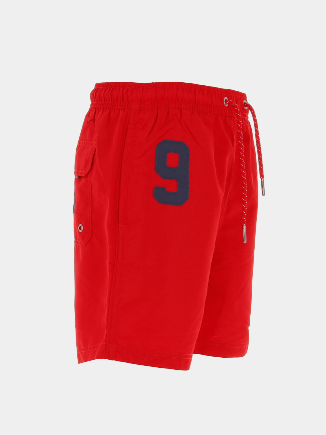 Short de bain vintage polo rouge homme - Superdry