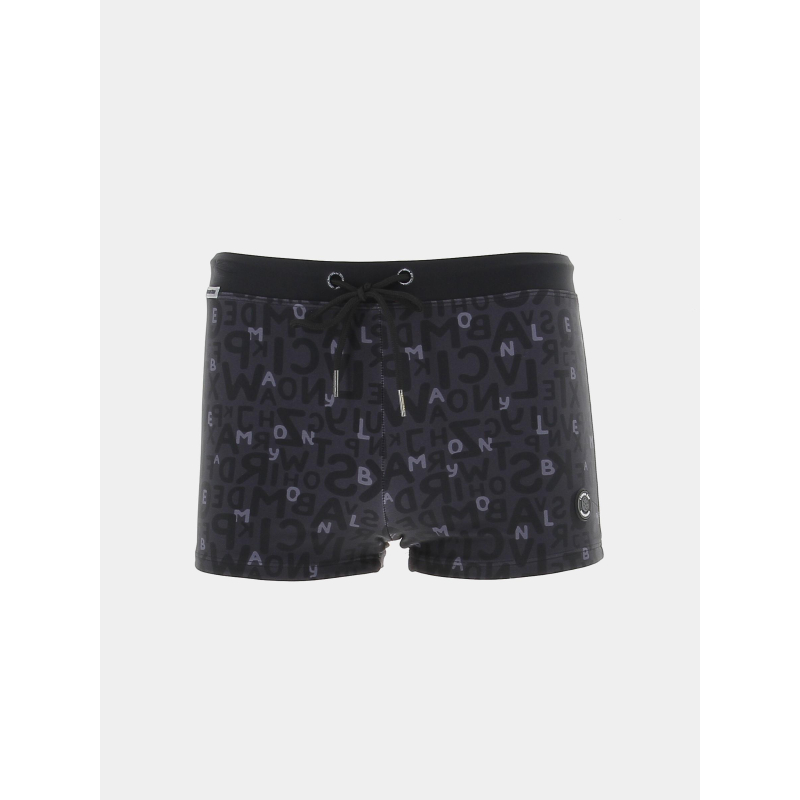 Maillot de bain boxer lettres wagga noir homme - Lemon Bay