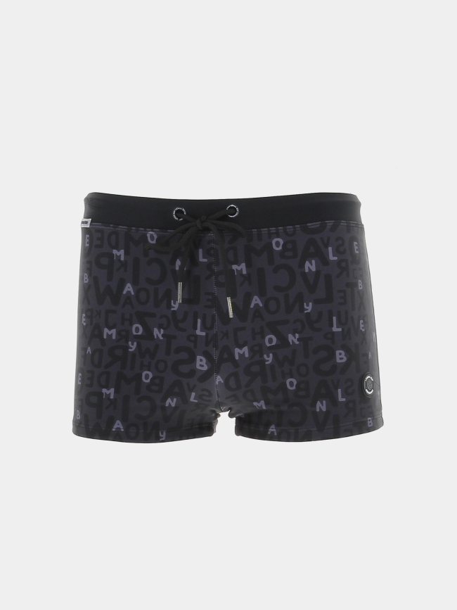 Maillot de bain boxer lettres wagga noir homme - Lemon Bay