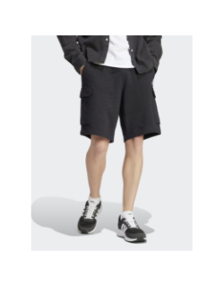 Short jogging cargo logo brodé noir homme - Adidas