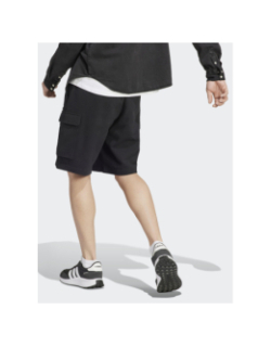 Short jogging cargo logo brodé noir homme - Adidas