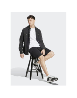 Short jogging cargo logo brodé noir homme - Adidas