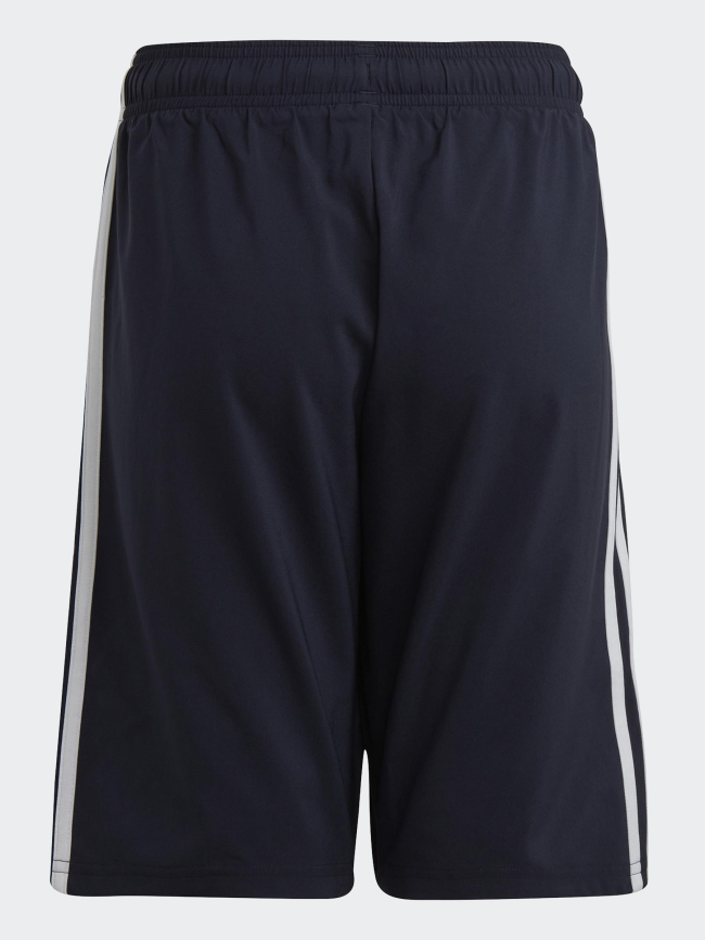 Short jogging 3 stripes bleu marine garçon - Adidas