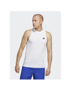 Débardeur de sport training essential blanc homme - Adidas