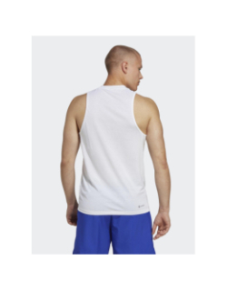 Débardeur de sport training essential blanc homme - Adidas