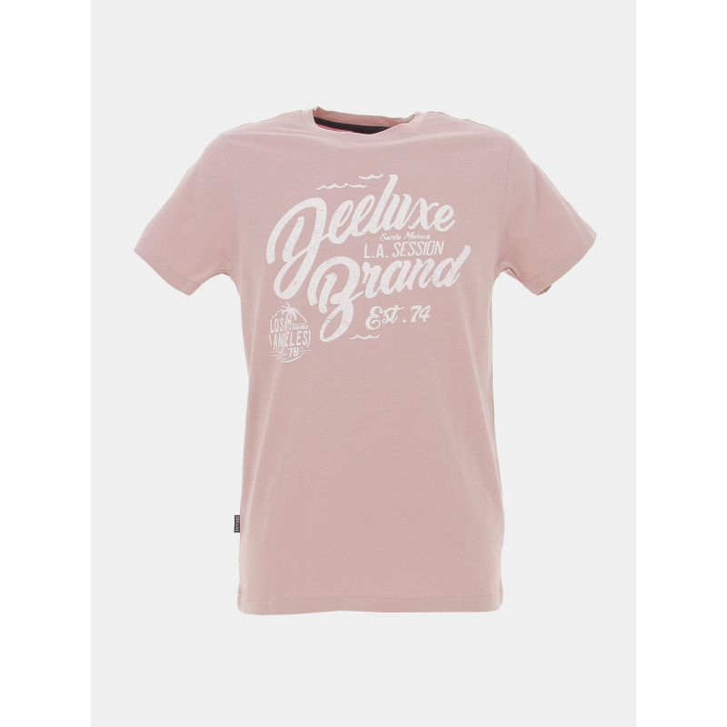 T-shirt santa monica bota rose homme - Deeluxe