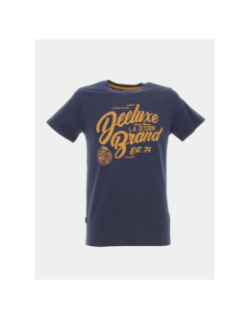 T-shirt santa monica bota bleu marine homme - Deeluxe