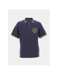 Polo premium lucas bleu marine homme - Jack & Jones