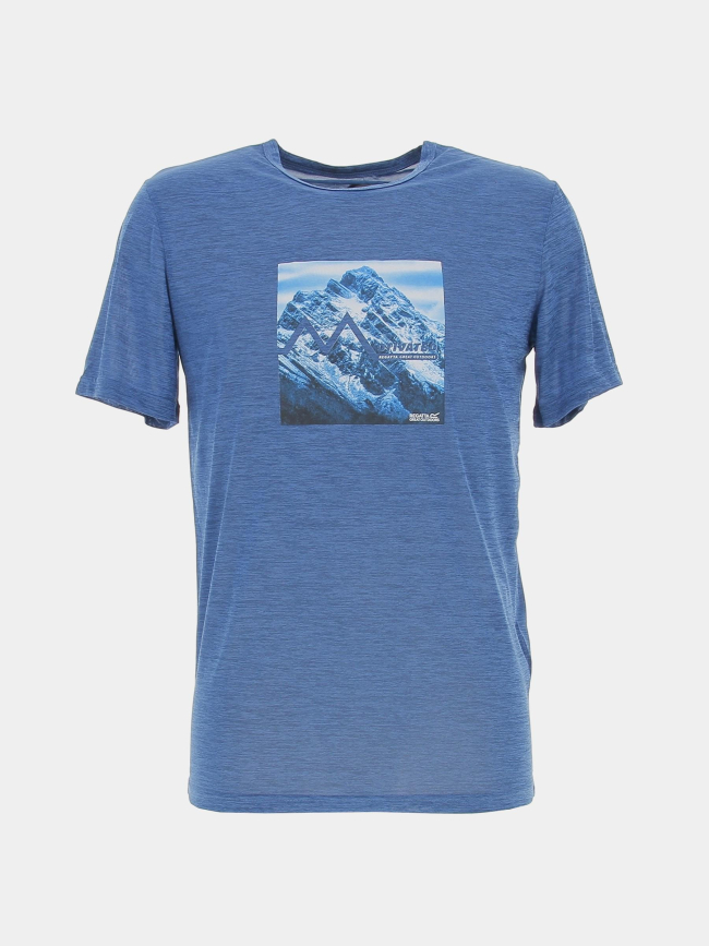 T-shirt de randonnée fingal 7 montagne bleu homme - Regatta