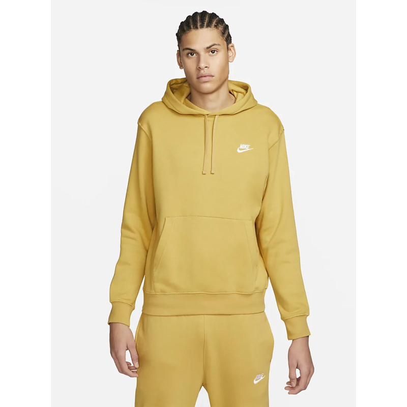 Sweat à capuche sportswear club jaune homme - Nike