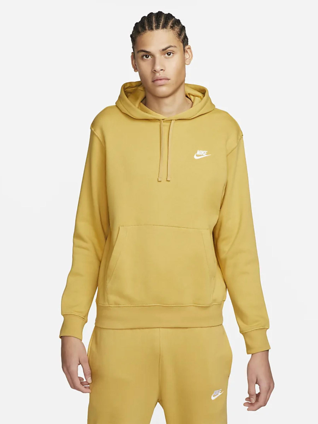 Sweat à capuche sportswear club jaune homme - Nike