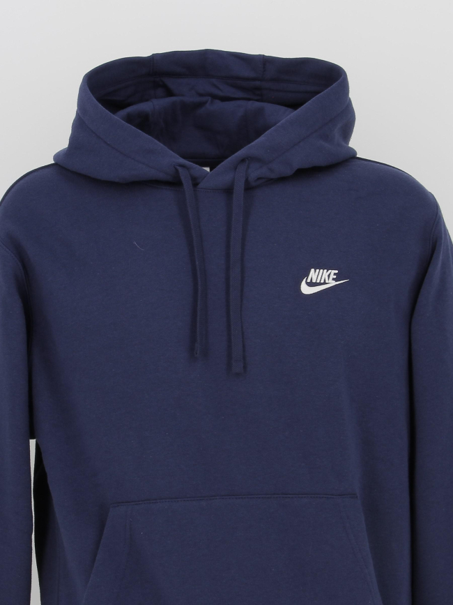 Sweat à capuche sportswear club bleu marine homme - Nike