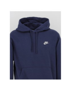 Sweat à capuche sportswear club bleu marine homme - Nike