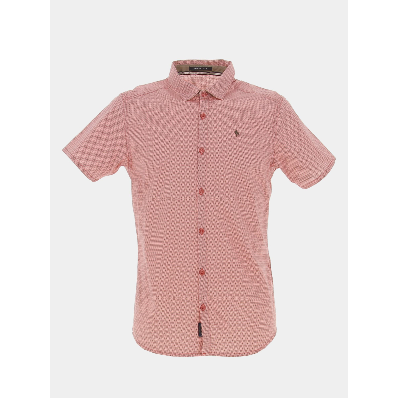 Chemise à imprimés stretch sprat rose homme - Sunvalley