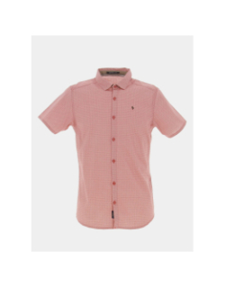 Chemise à imprimés stretch sprat rose homme - Sunvalley