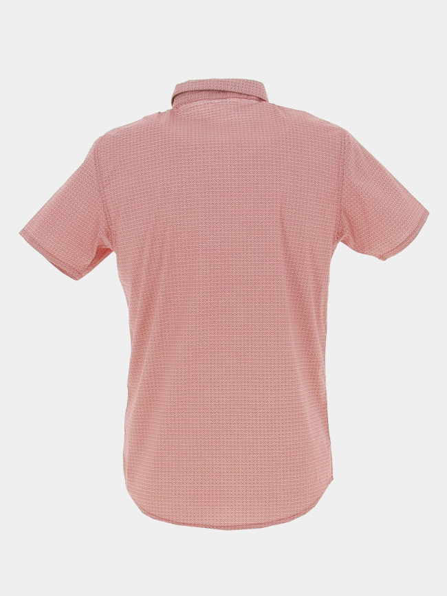 Chemise à imprimés stretch sprat rose homme - Sunvalley