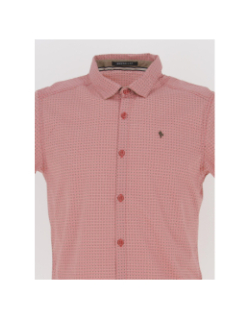 Chemise à imprimés stretch sprat rose homme - Sunvalley