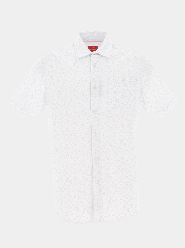 Chemise micro imprimés cheprim blanc homme - Oxbow