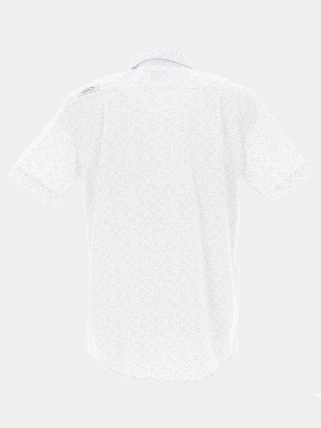 Chemise micro imprimés cheprim blanc homme - Oxbow