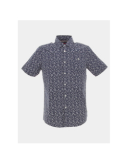 Chemise micro imprimés cheprim bleu marine homme - Oxbow