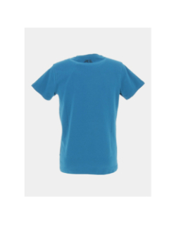 T-shirt life logo orange bleu turquoise homme - Von Dutch