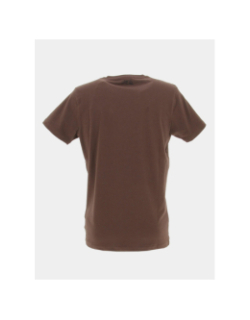 T-shirt life logo bleu marron homme - Von Dutch