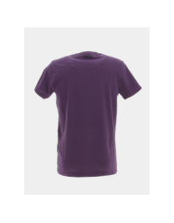 T-shirt life logo orange violet homme - Von Dutch