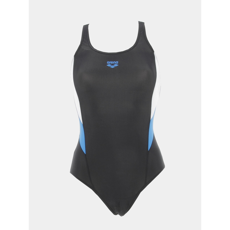 Maillot de bain natation back panel 1 pièce noir femme - Arena