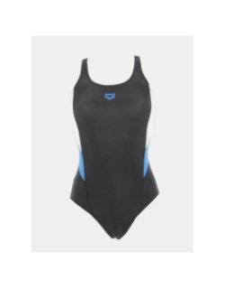 Maillot de bain natation back panel 1 pièce noir femme - Arena